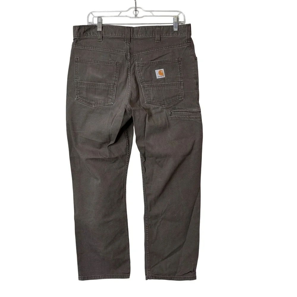 Carhartt 102517 Relaxed Fit Canvas Pants Dark Coffee Brown 34x30 Skater Gorpcore